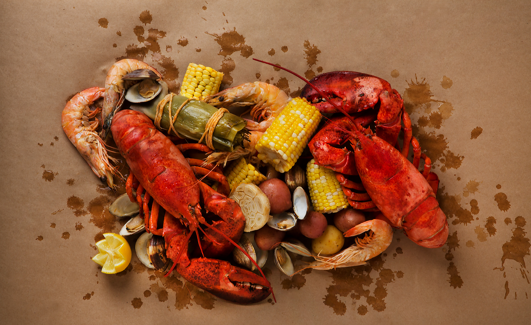 Lobster Clam Bake, Stew, Rose Hodges Food Photography