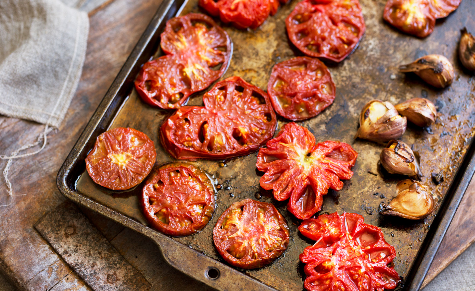 Roasted Tomatoes, Rose Hodges Food Photography