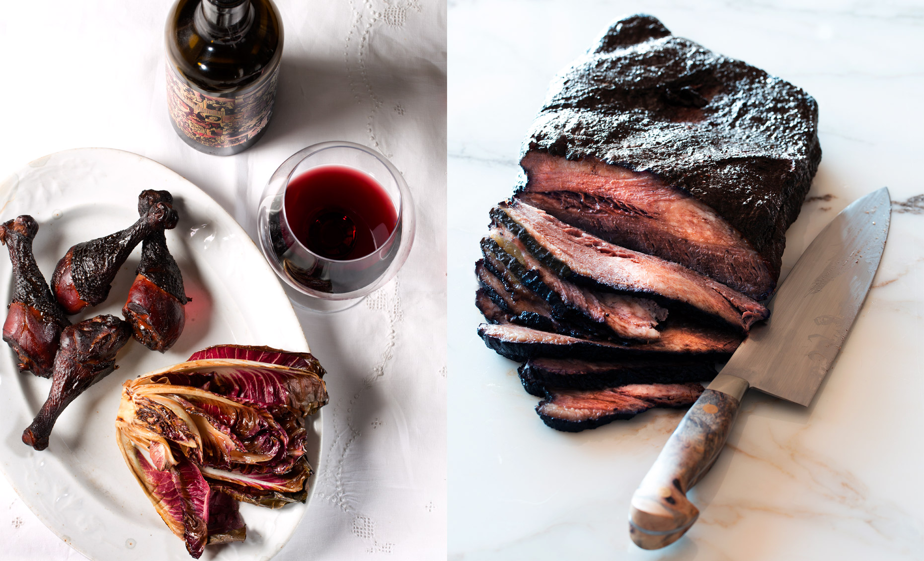 Smoked Blackened Meats, Rose Hodges Food Photography