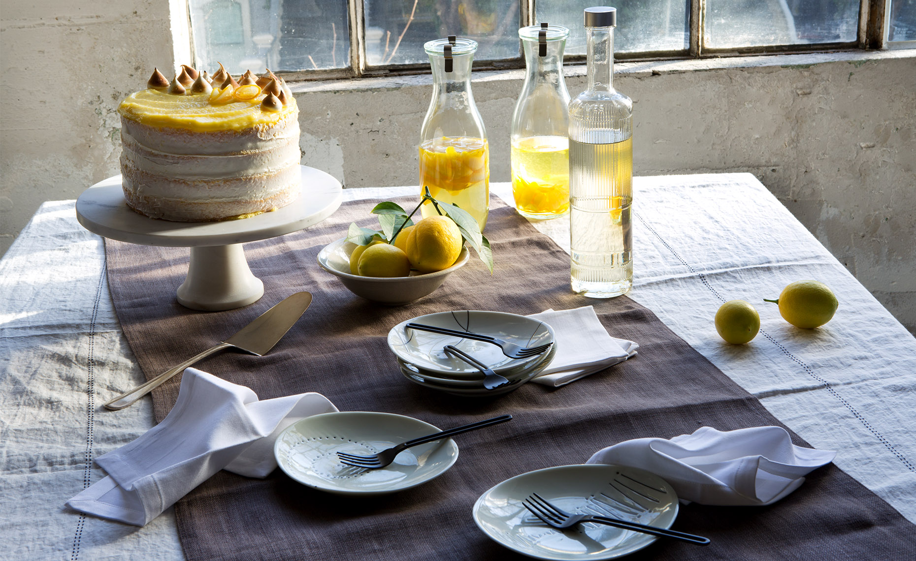 Limoncello Cake, Lemon, dessert, Rose Hodges Food Photography