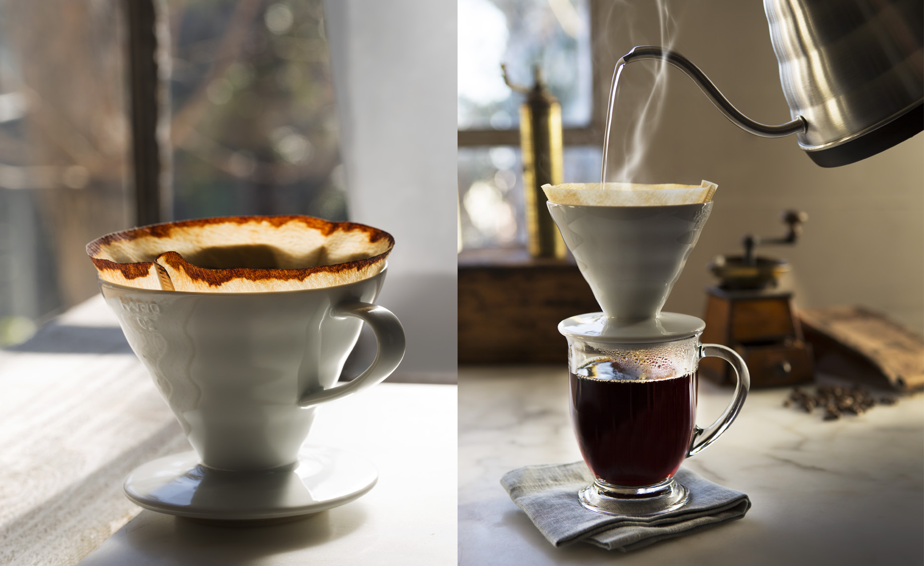 coffee, making, drip, Rose Hodges Food Photography San Francisco